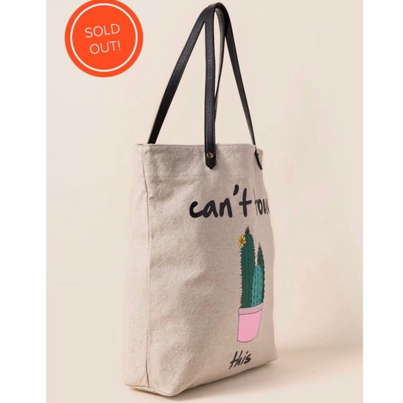 Francesca’s Collections Cactus Tote - Picture 4 of 5
